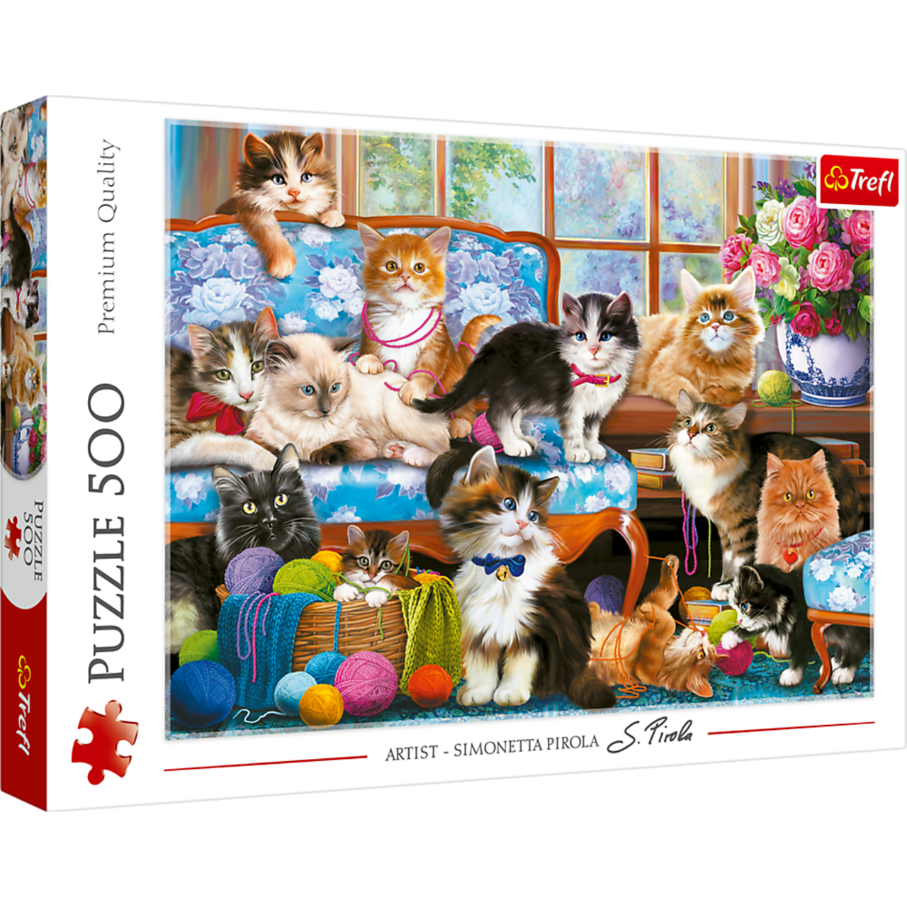 500 piece Jigsaw Puzzles Cat Family Animal puzzles Sweet